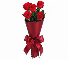 Букет 5 Красных роз Эдлесс Лав в Саянске