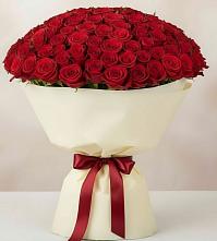 Букет 101 Красная роза Милано #REPLACE_PRED# Саянске
