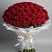 Букет 101 Красная роза Блэк Мэджик в Саянске
