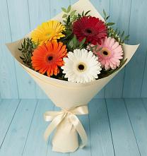 Букет цветов из:  Герберы в Саянске