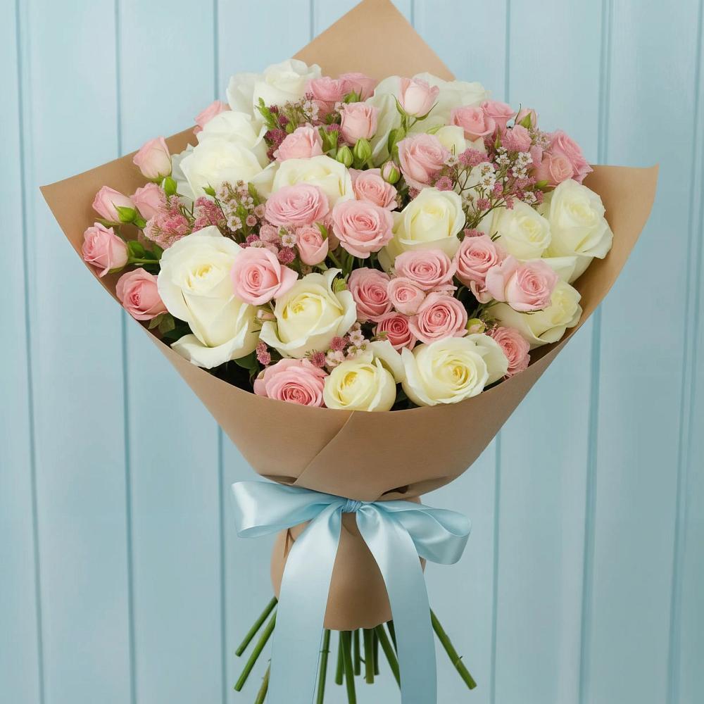 Букет цветов из: Розы в Саянске