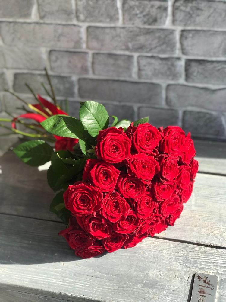 Букет Красные розы Фридом в Саянске