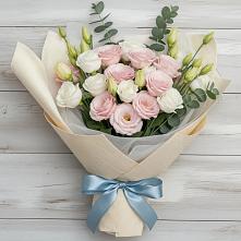 Букет цветов из:  Лизиантусы в Саянске