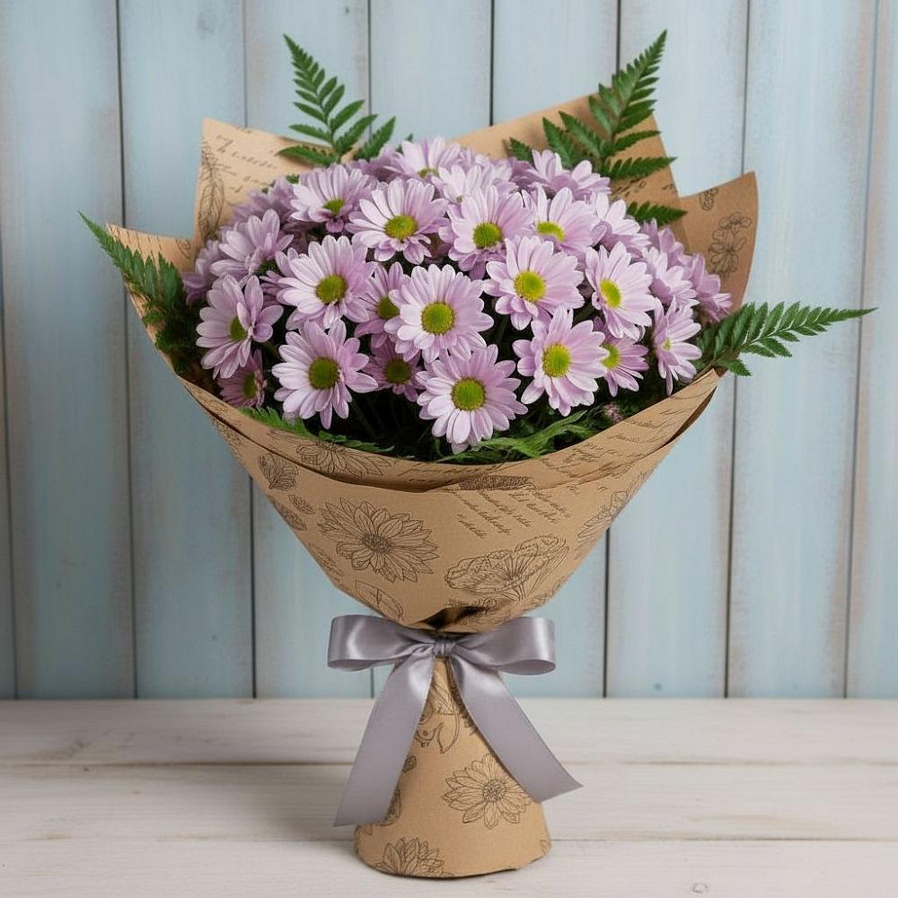 Букет цветов из: Хризантемы в Саянске