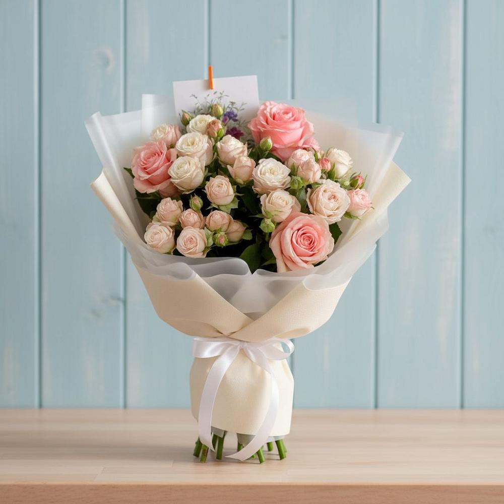 Букет цветов из: Розы в Саянске