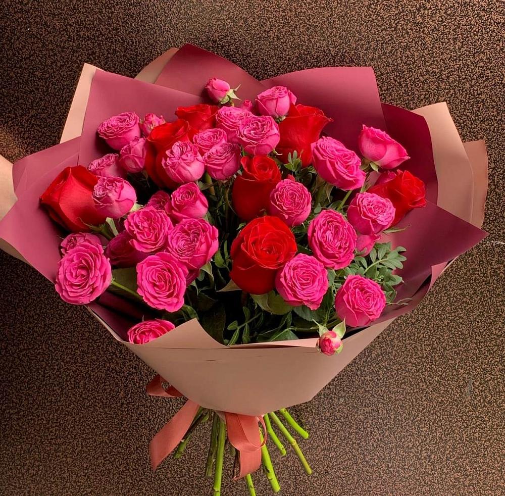 Букет В объятьях нежности в Саянске