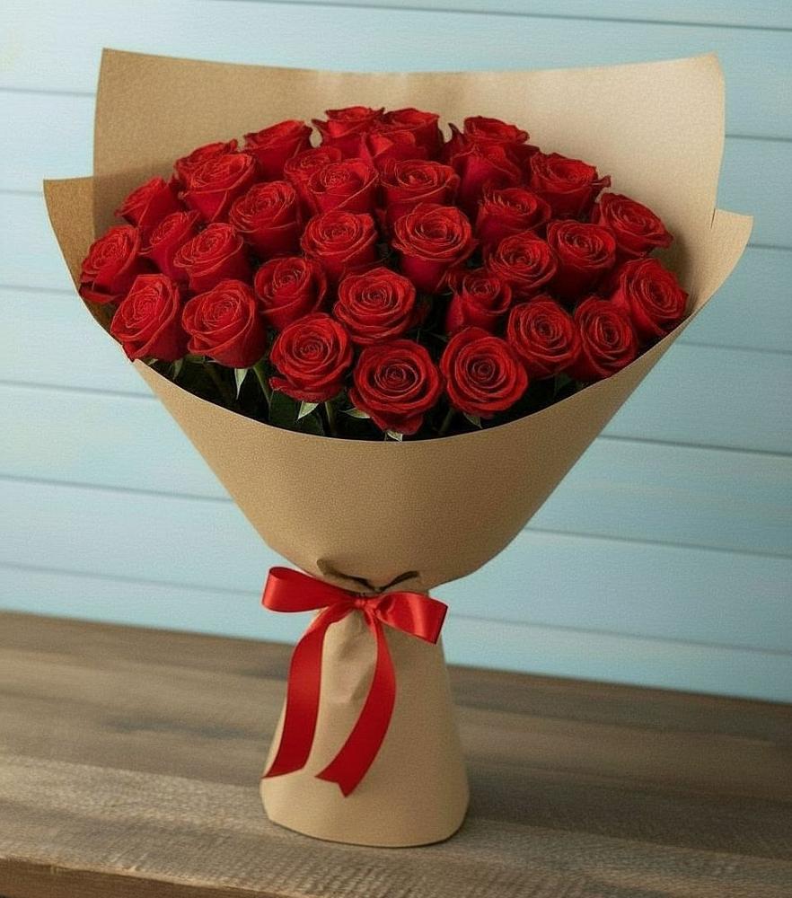 Букет Красные розы Милано в Саянске