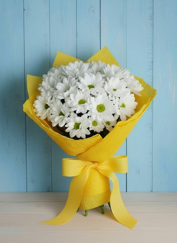 Букет цветов из: Хризантемы в Саянске