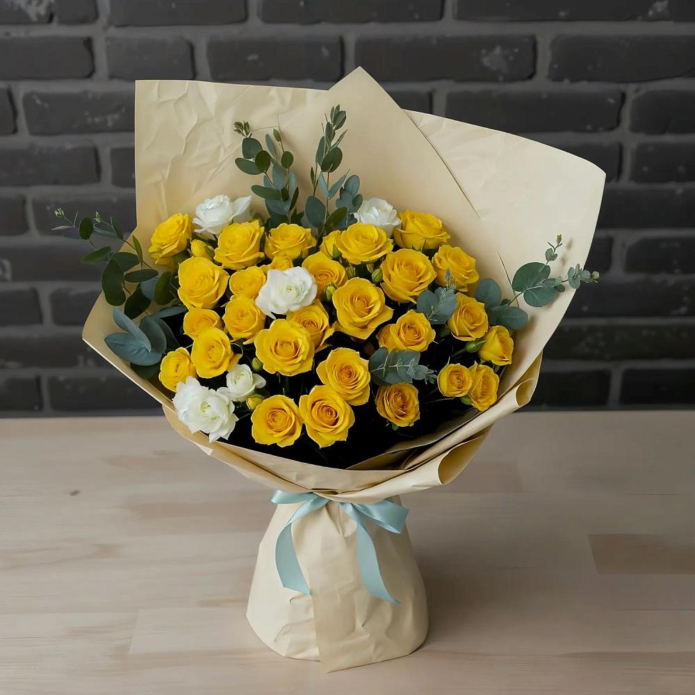 Букет цветов из: Розы в Саянске