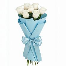 Букет 7 белых роз Проуд #REPLACE_PRED# Саянске