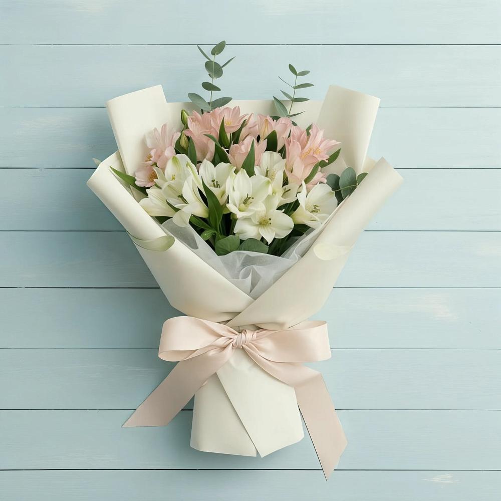 Букет цветов из: Альстромерии в Саянске