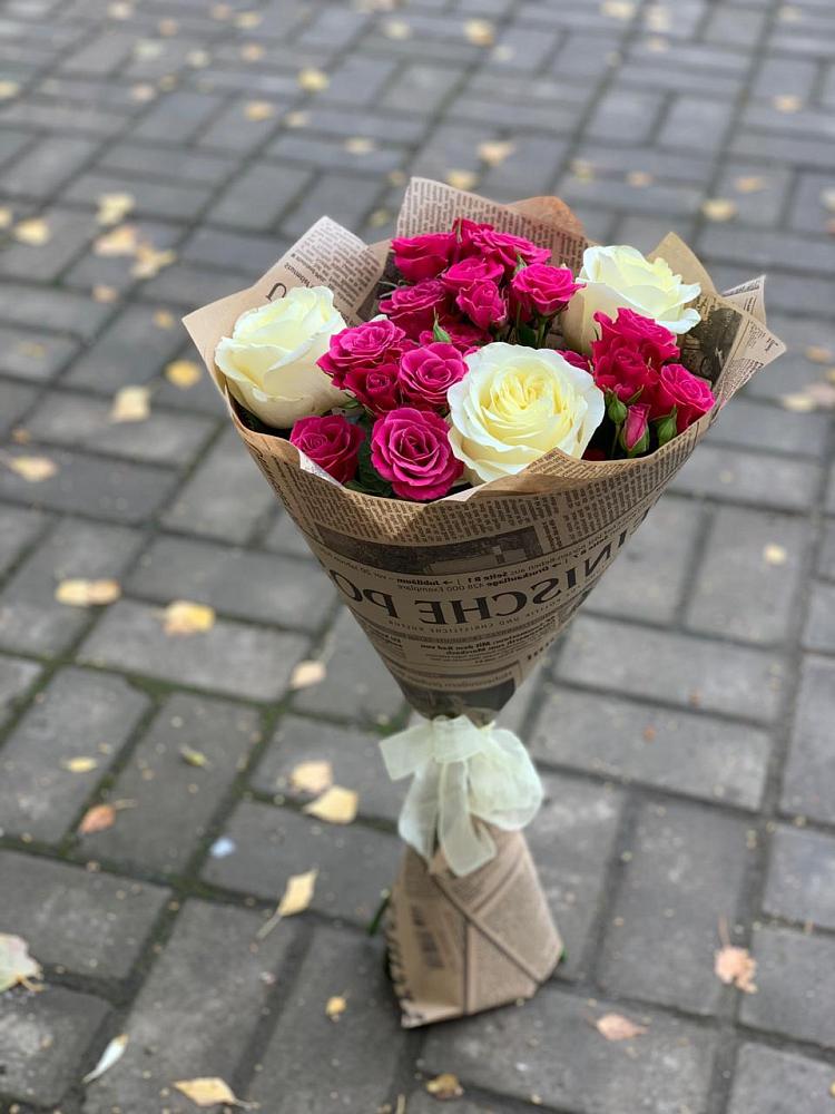 Букет цветов из: Розы в Саянске