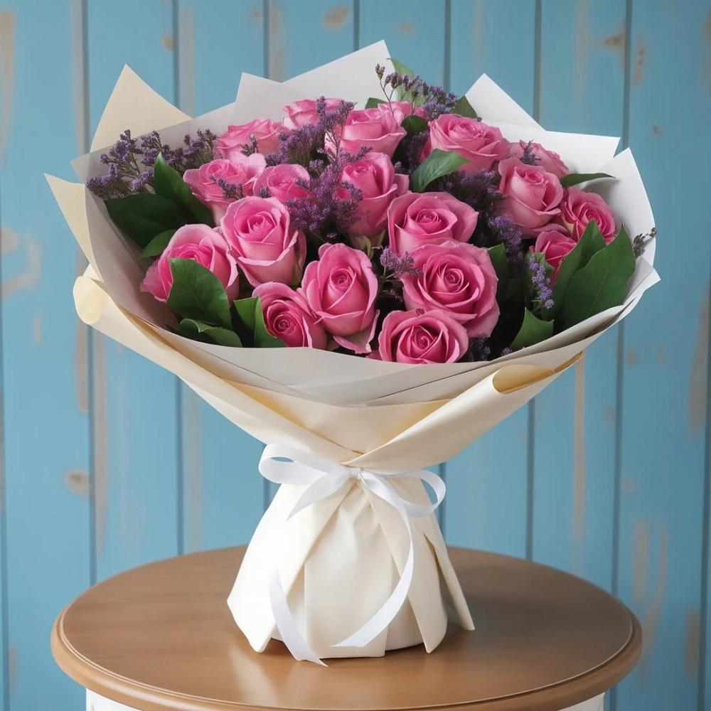 Букет цветов из: Розы в Саянске