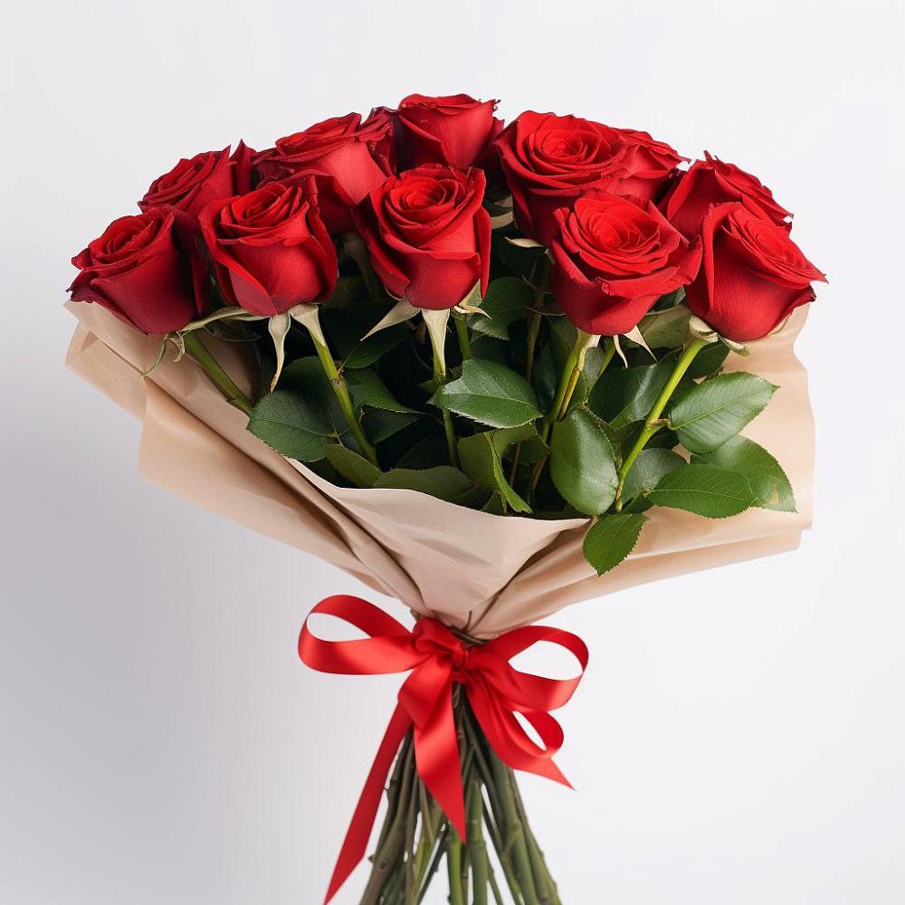 Букет 11 Красных роз Эдлесс Лав в Саянске